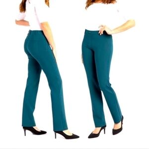 Betabrand 7-pocket Teal Dress Yoga Pants